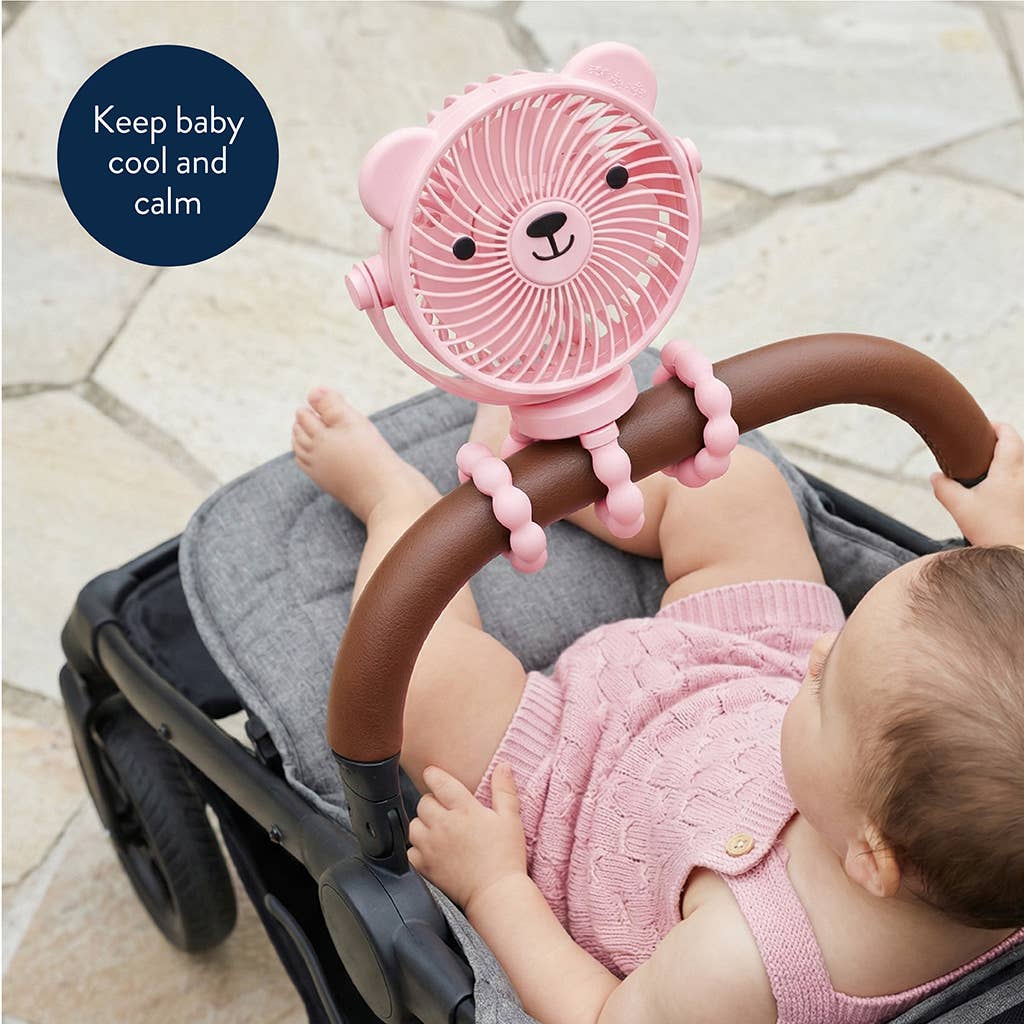 Itzy Breeze 3-Speed Stroller Fan™: Pink