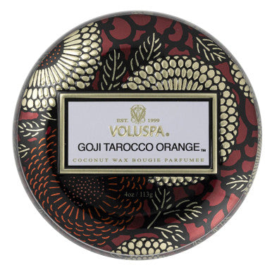 Voluspa Goji Tarocco Orange Mini Tin Candle