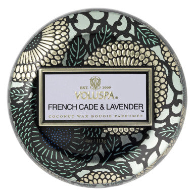 Voluspa French Cade Lavender Mini Tin Candle