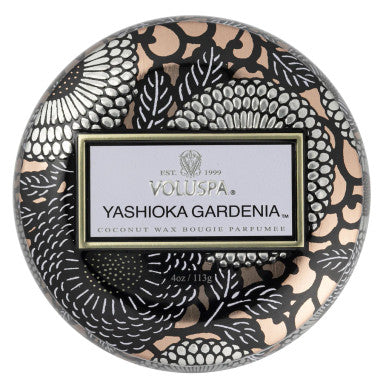 Voluspa Yashioka Gardenia Mini Tin Candle