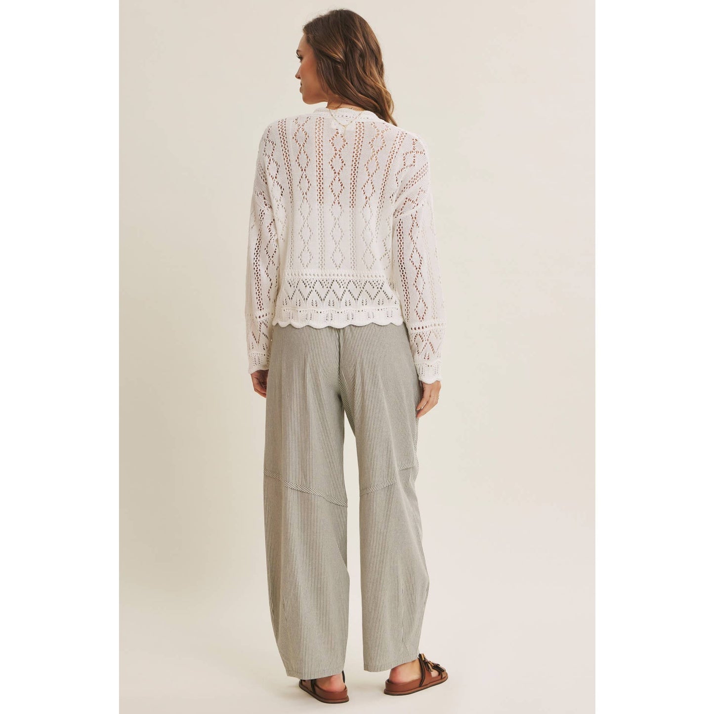 Coastal Wishes White Crochet Top