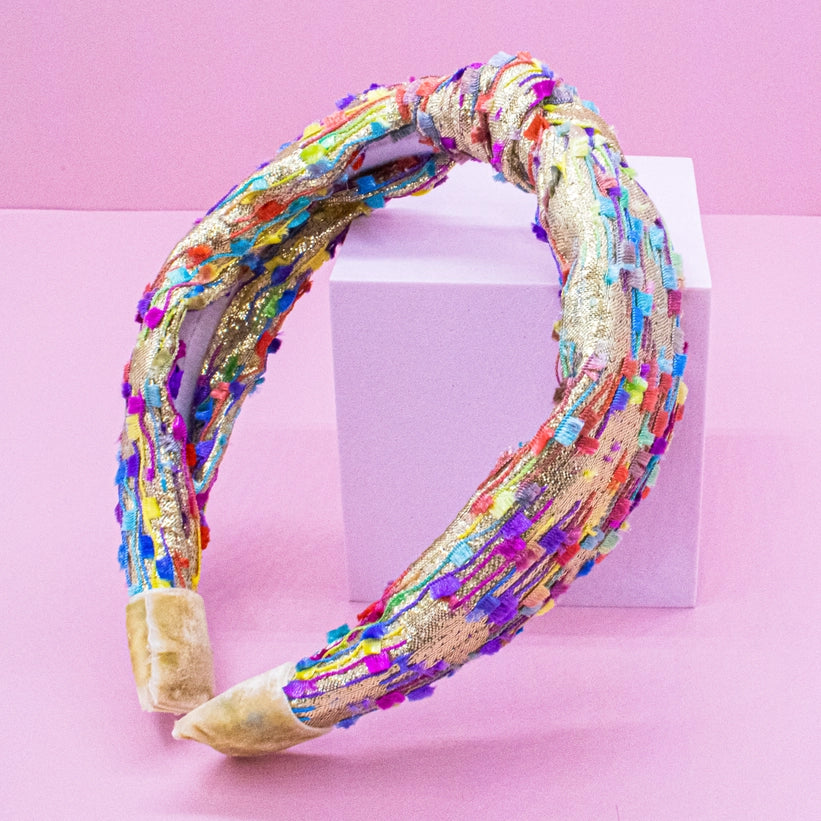 Girl’s Gold Confetti Headband