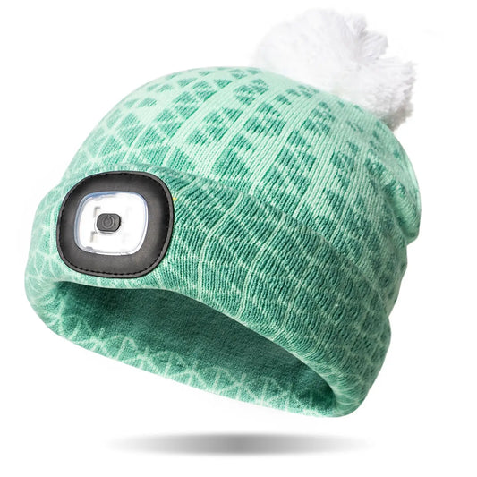 Mint Green Kid’s Night Scope Beanie