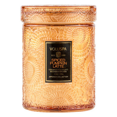 Voluspa Spiced Pumpkin Latte Small Jar Candle