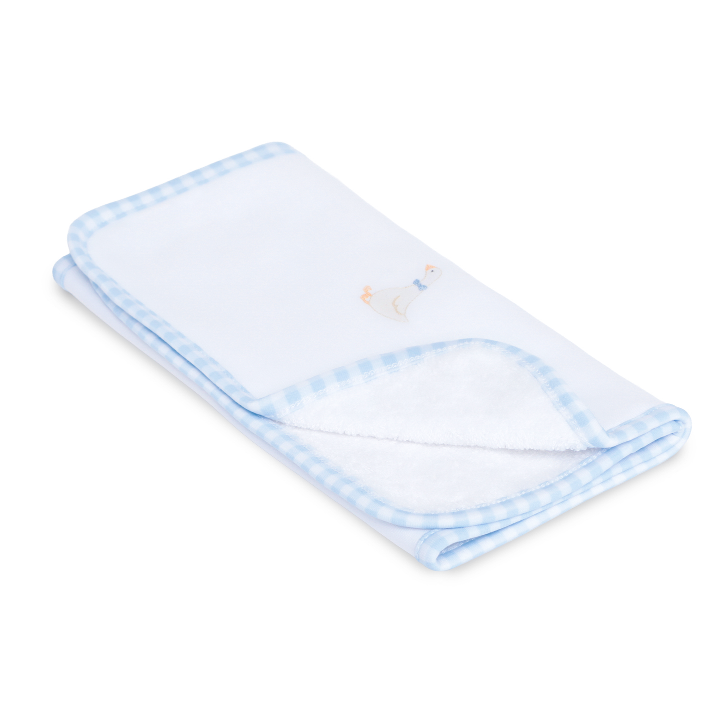 Light Blue Silly Goose Receiving Blanket