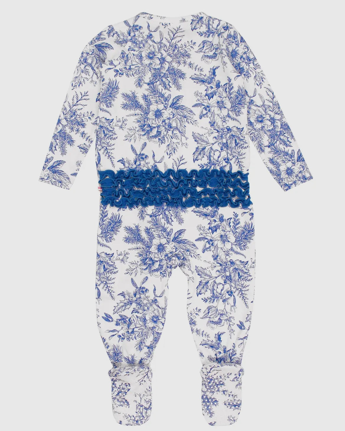 Winter Bliss Toile Footie Pajamas