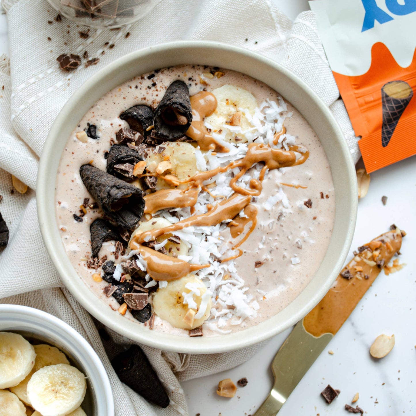 Muddy Bites Peanut Butter Chocolate Waffle Cone Snacks