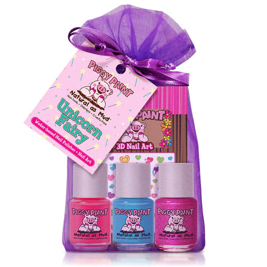 Unicorn Fairy Gift Set: Kids Non-Toxic Nail Polish
