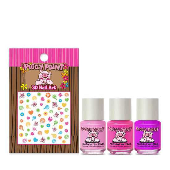 Rainbow Party Gift Set: Kids Non-Toxic Nail Polish