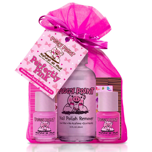 Perfectly Pink Gift Set: Kids Non-Toxic Nail Polish