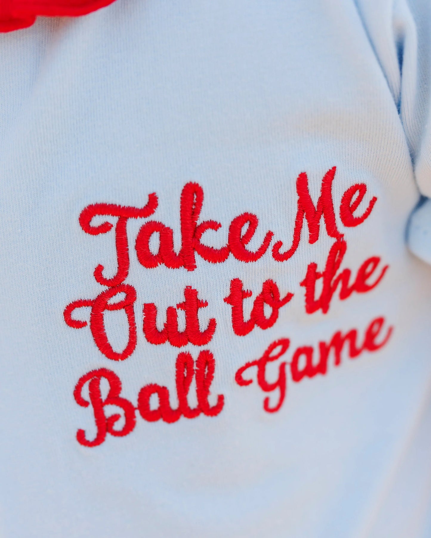 Take Me Out To The Ball Game Pleat Bloomer Set