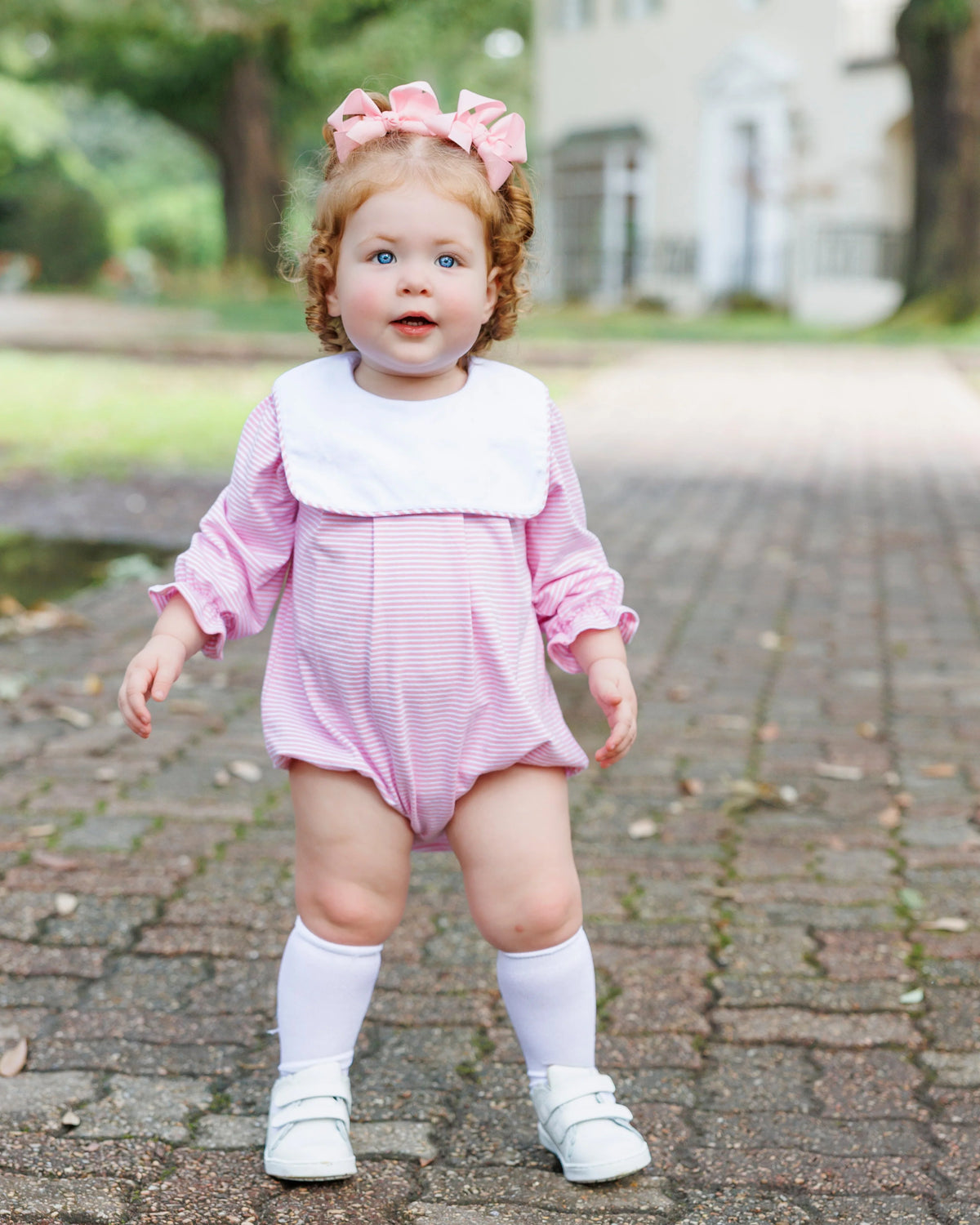 Jane Bubble - Light Pink Stripe