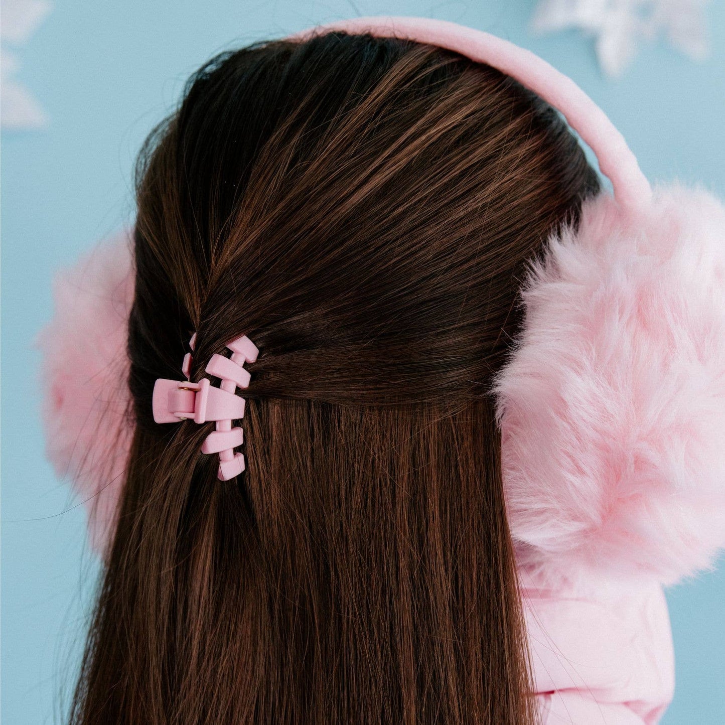 Teleties Classic Hair Clip | Tiny | Merry Pinkmas