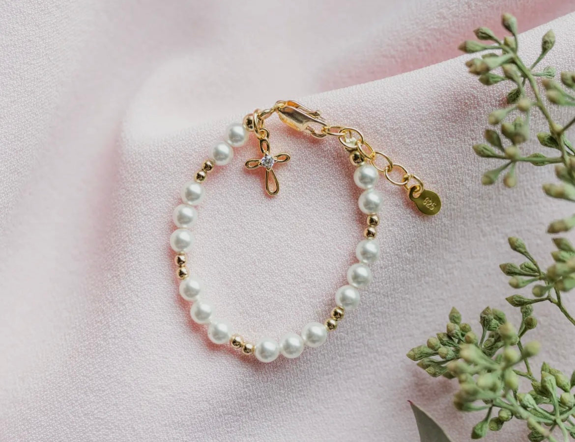 Mae 14K Gold Baby Bracelet