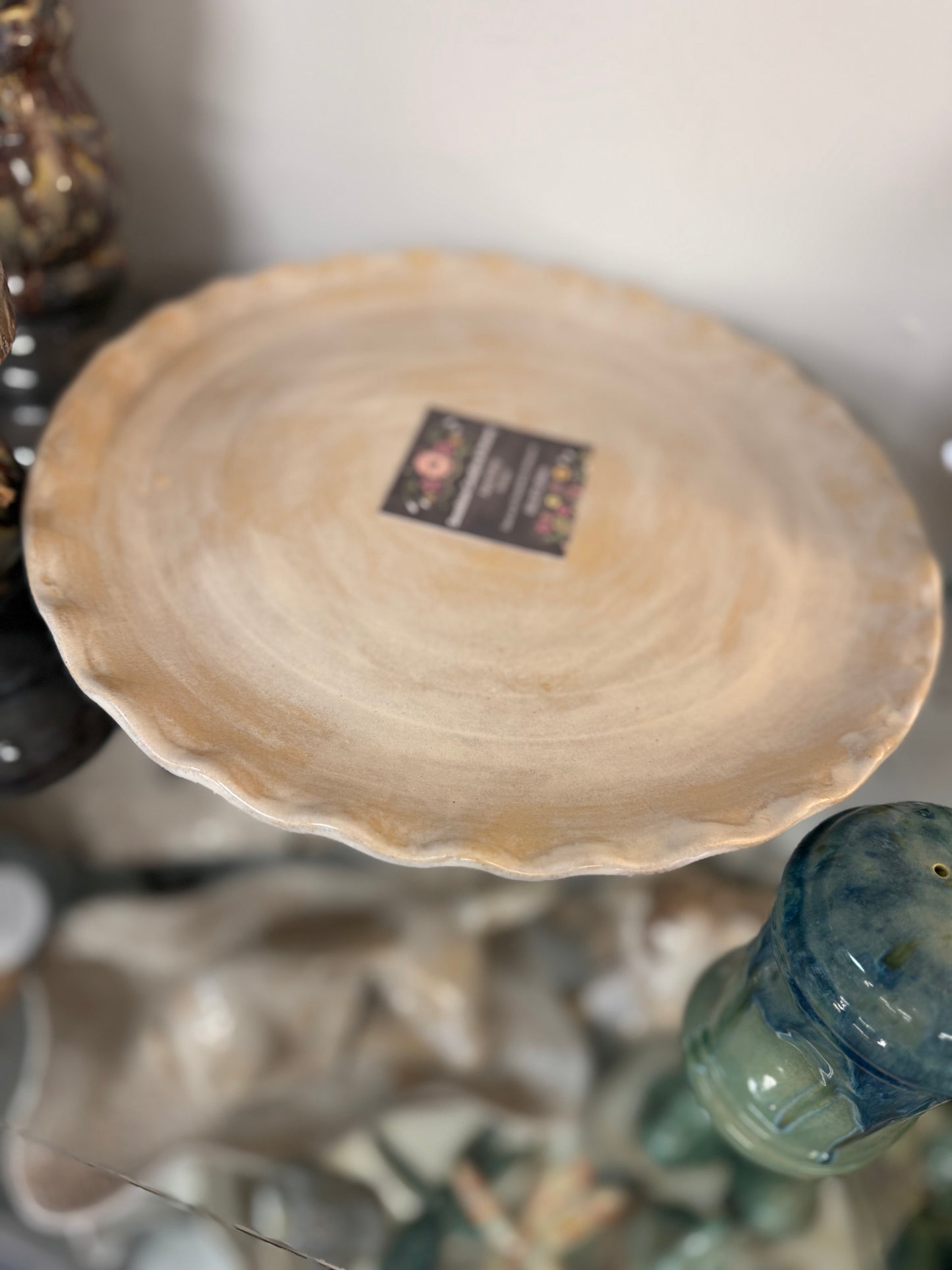 Sonshine Cake Stand - Vintage Pearl