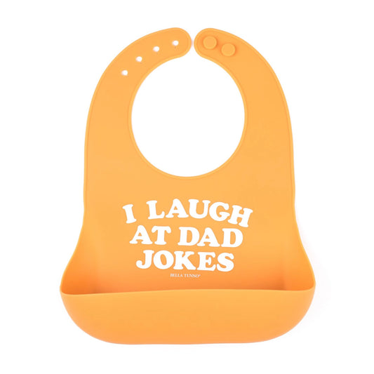 Bella Tunno I Laugh At Dad Jokes Wonder Bib