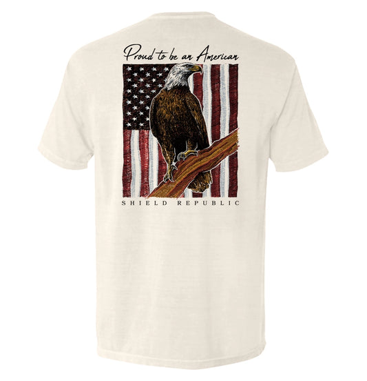 Proud To Be An American Bald Eagle Tee