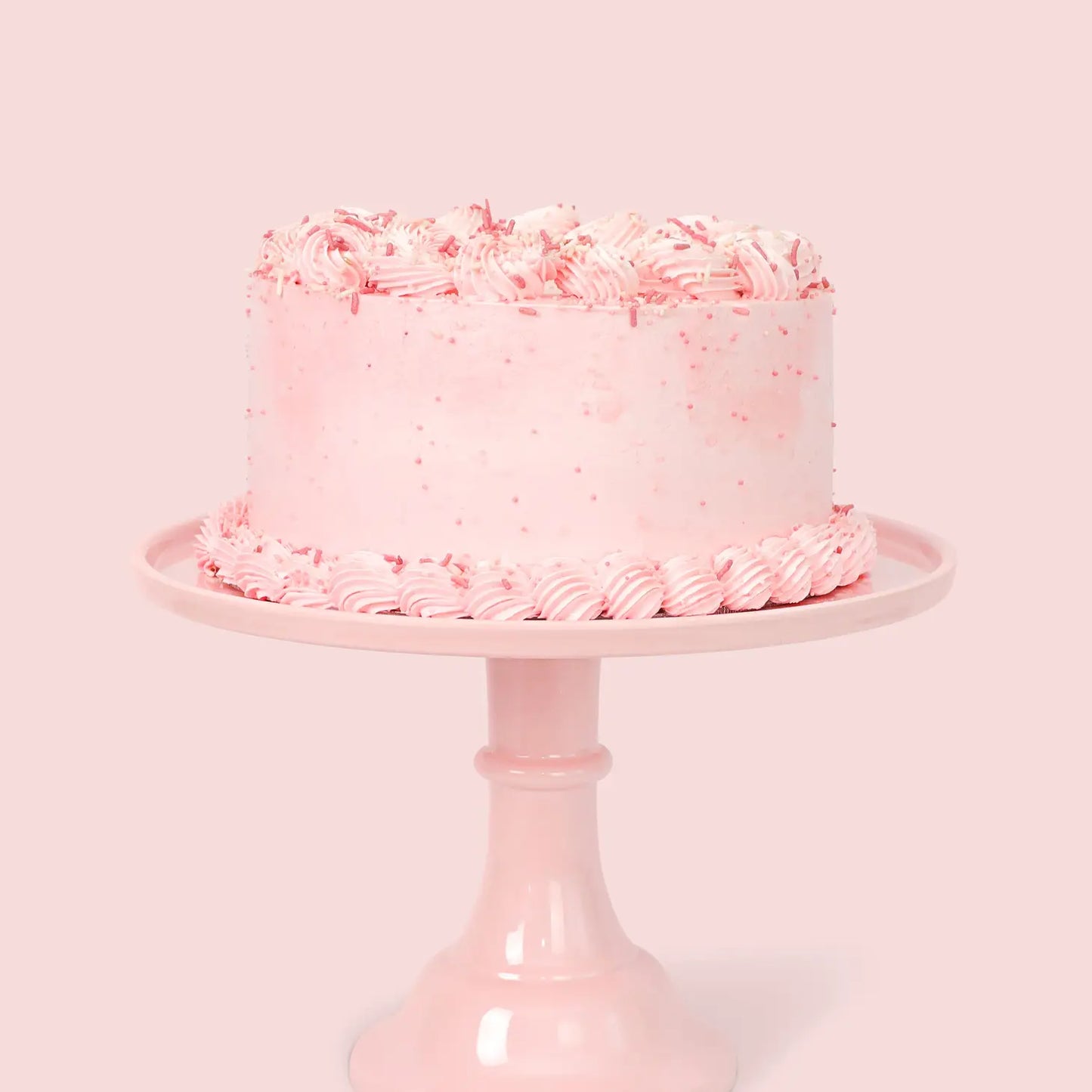 Peony Pink Melamine Cake Stand