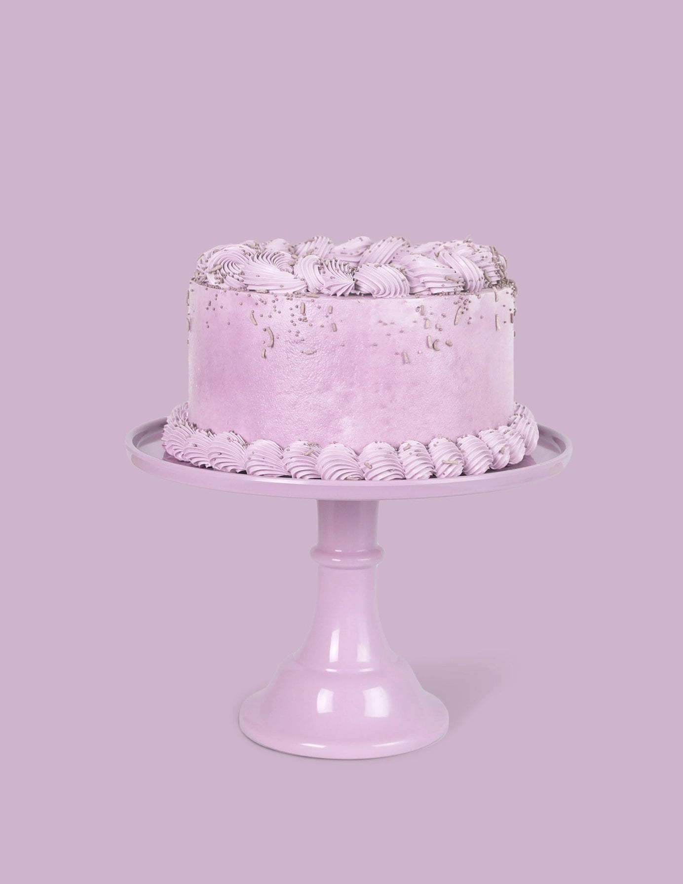 Lavender Melamine Cake Stand