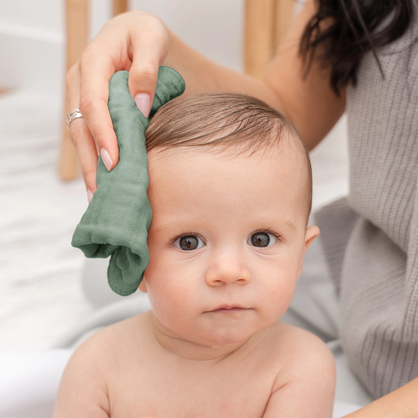 Fern Muslin Washcloth Set