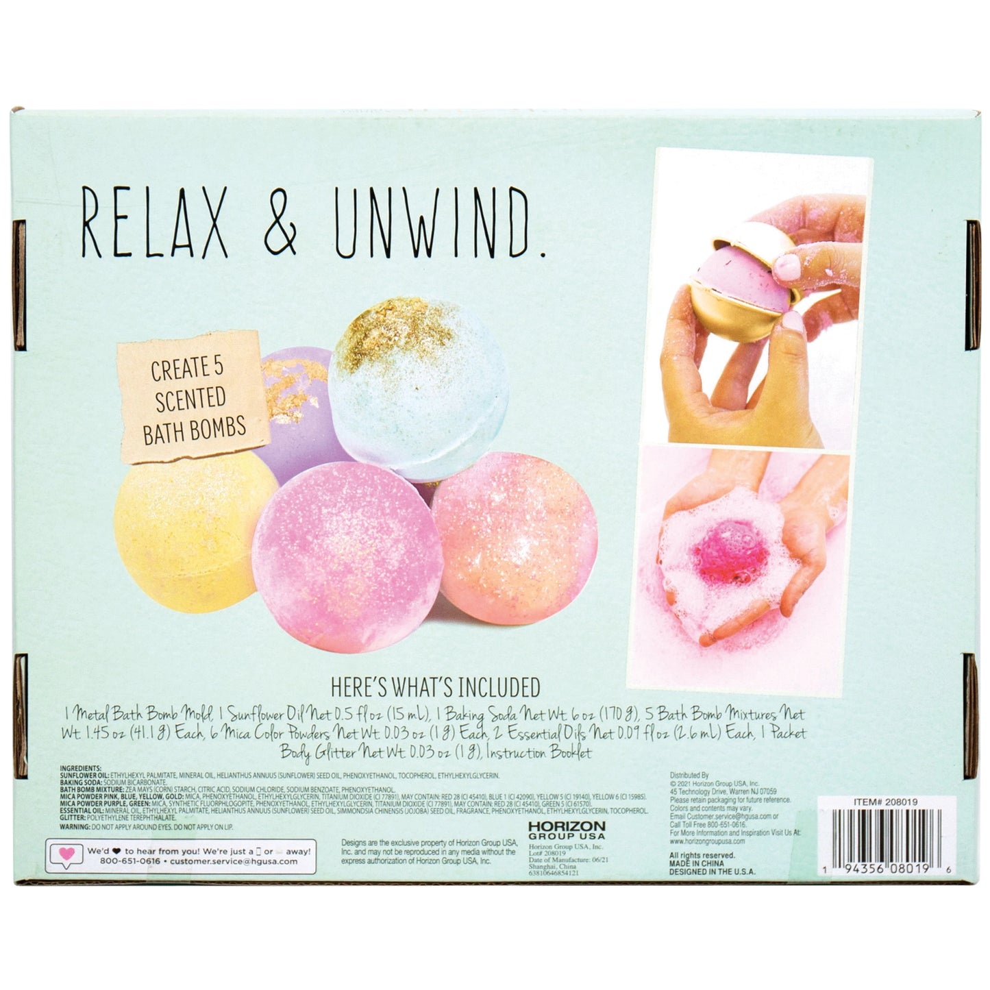 Create Your Own Bath Bombs Set