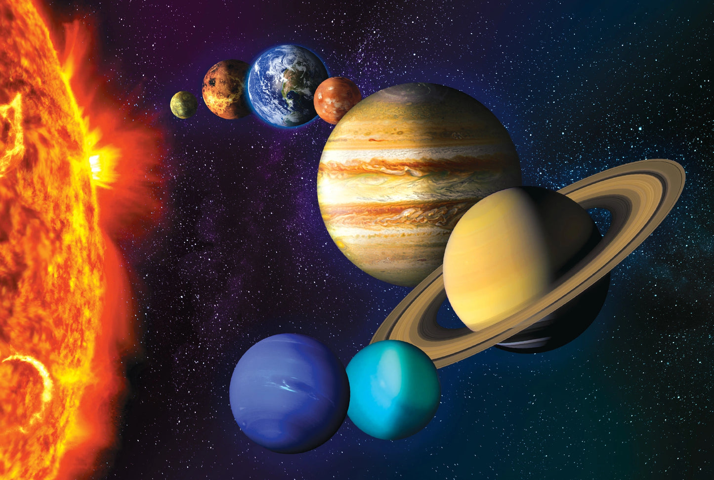 Solar System 100 Piece Puzzle