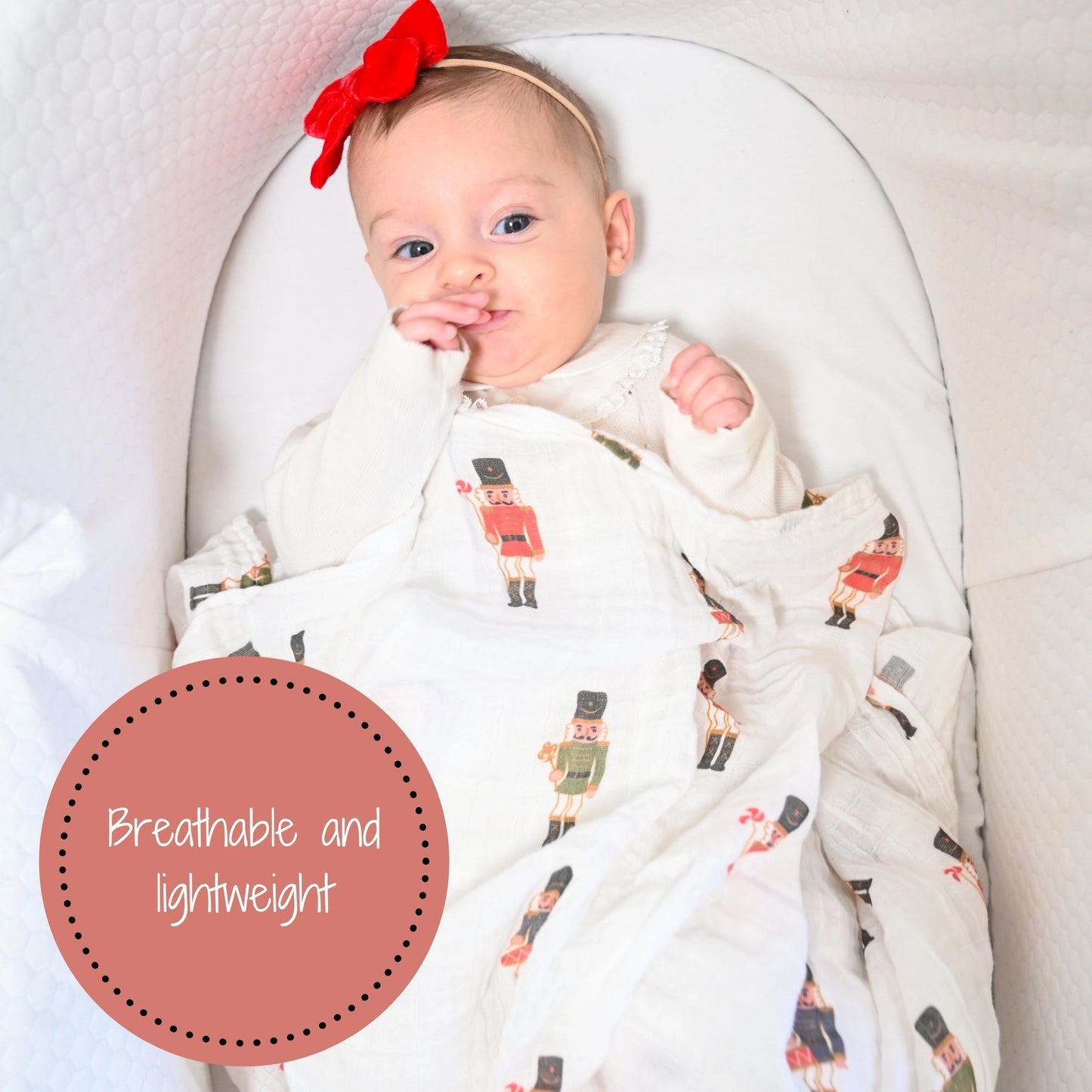 Nutcracker Swaddle Blanket