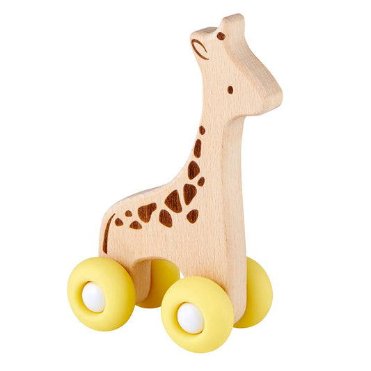 Giraffe Wood Rolling Toy