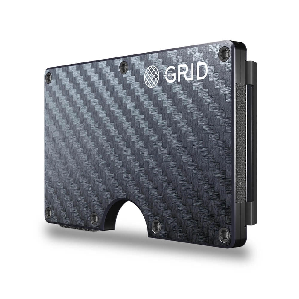 Carbon Fiber Grid Wallet