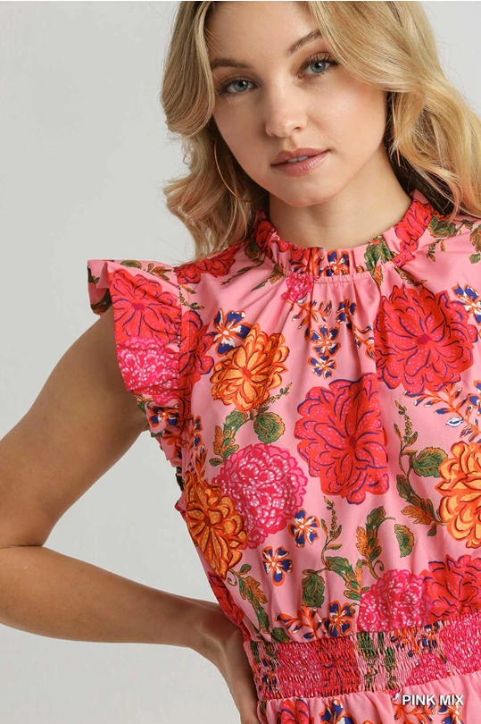 Daring Daisies Pink Dress