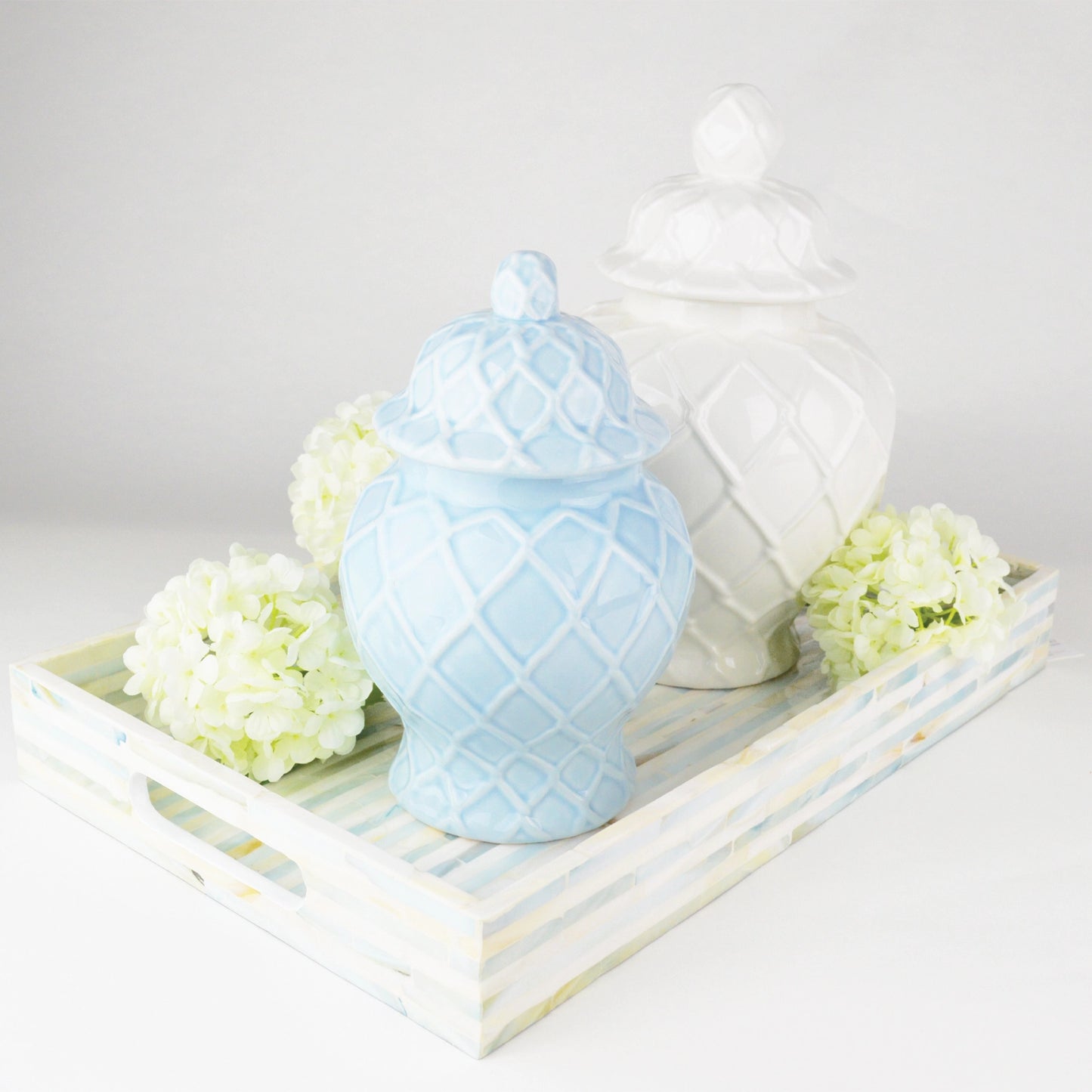 Small Light Blue Ginger Jar