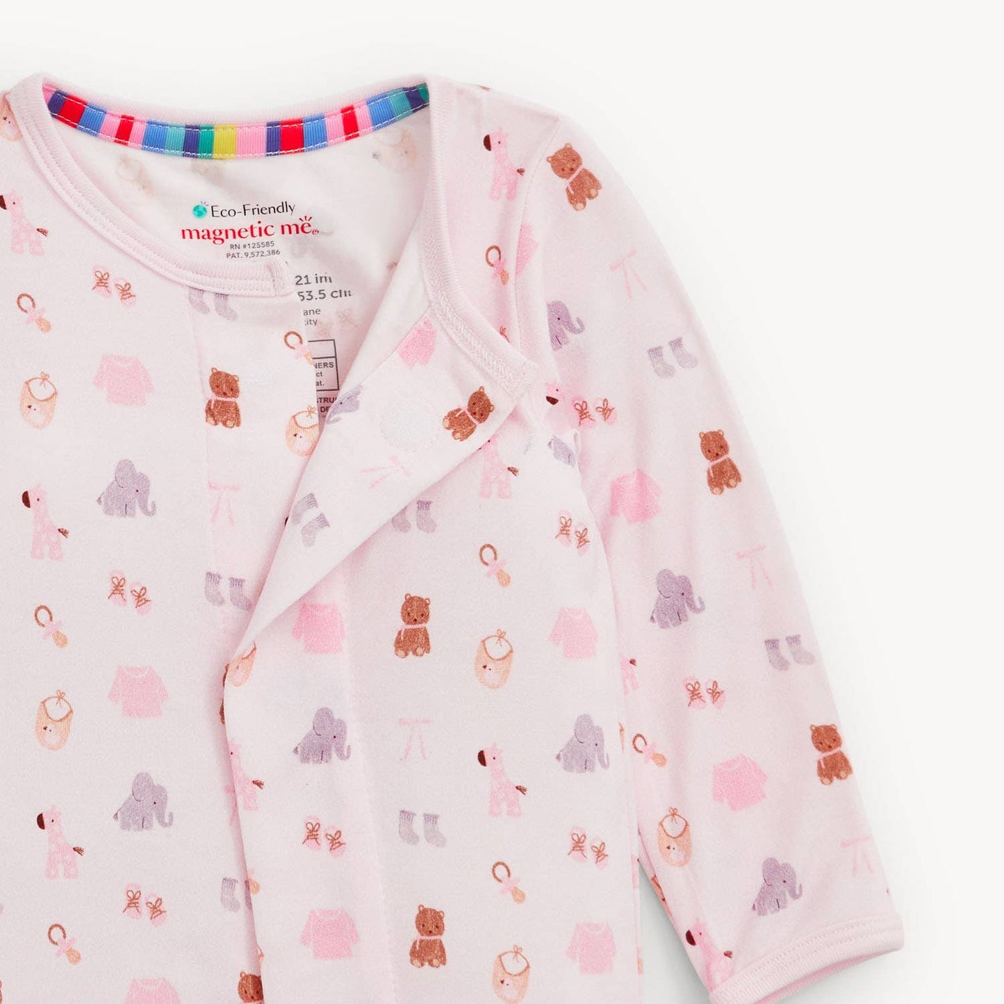 Nursery Nostalgia Pink Modal Footie