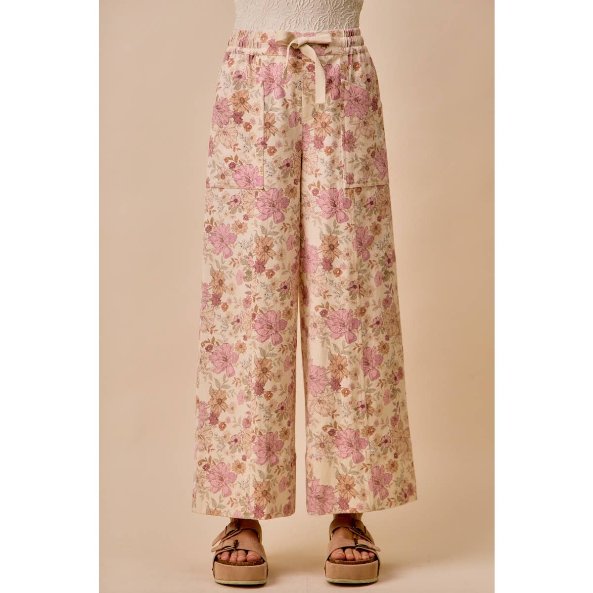 Eleanor Floral Wide Leg Pants