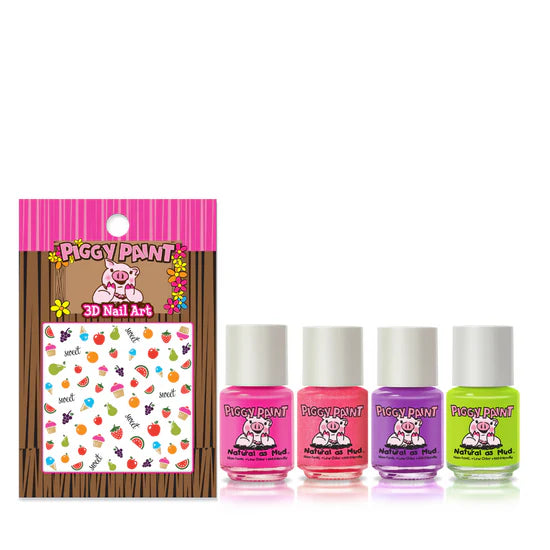 Cutie Fruity Gift Set: Kids Non-Toxic Nail Polish