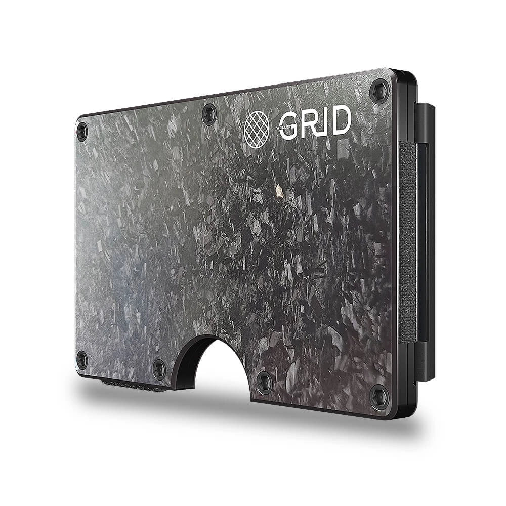 Forged Carbon Grid Wallet