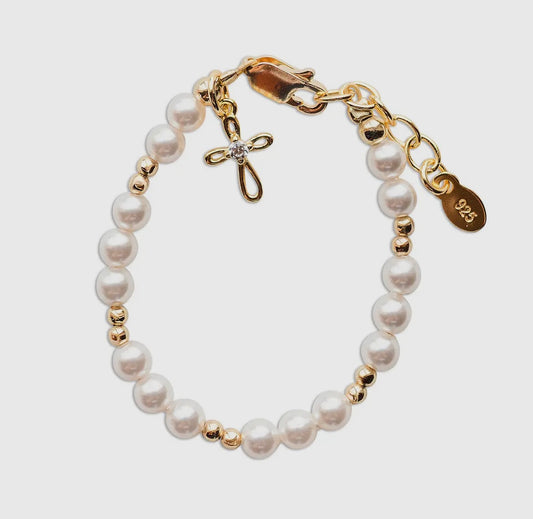 Mae 14K Gold Baby Bracelet