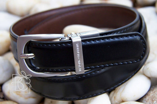 Boy’s Black/Brown Reversible Leather Belt