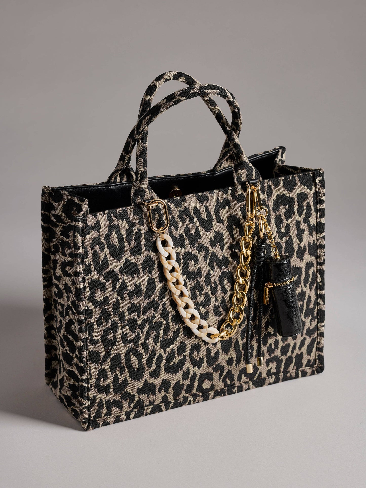 Silver Lipstick Holder Bag Charm/Key Ring