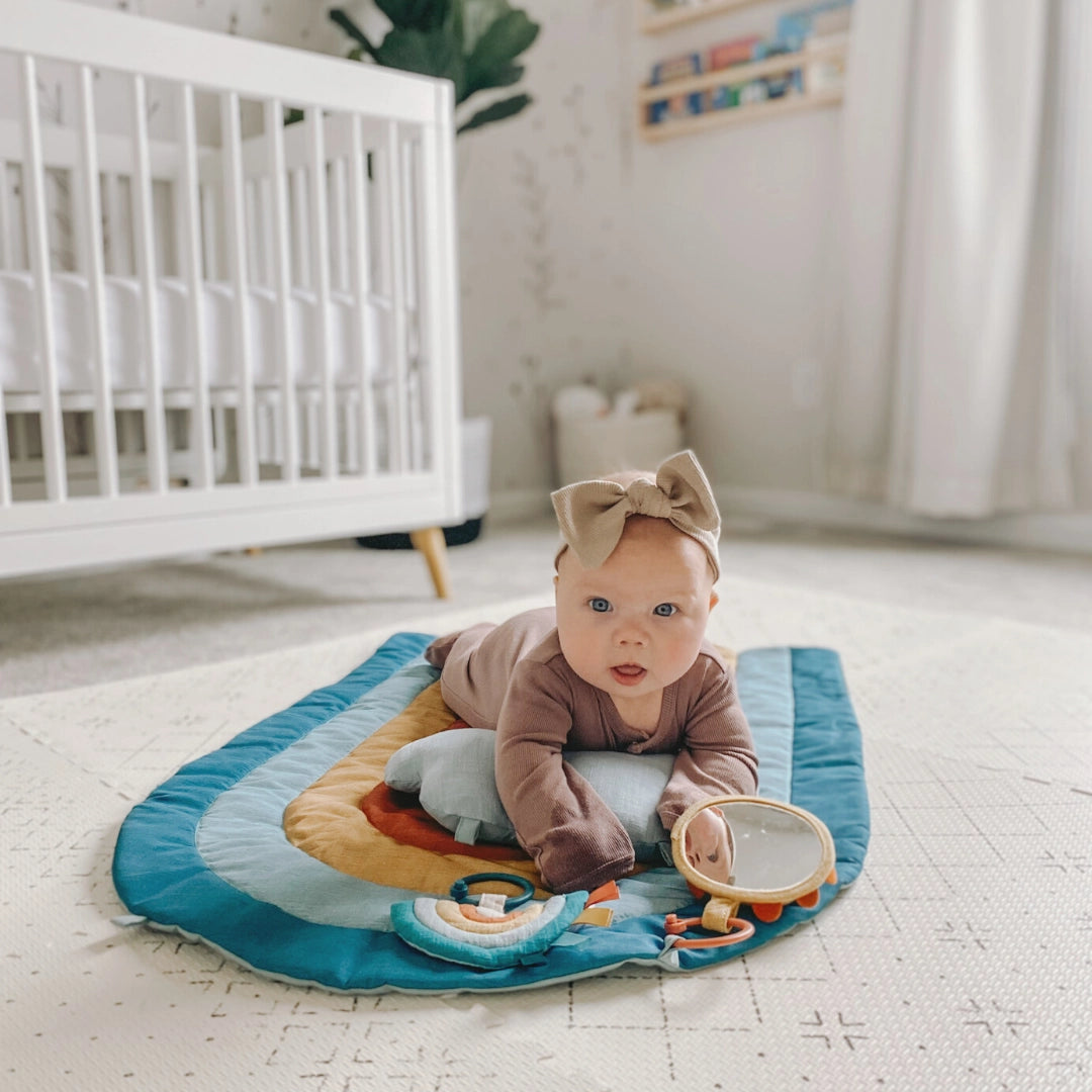 Rainbow Tummy Time Play Mat