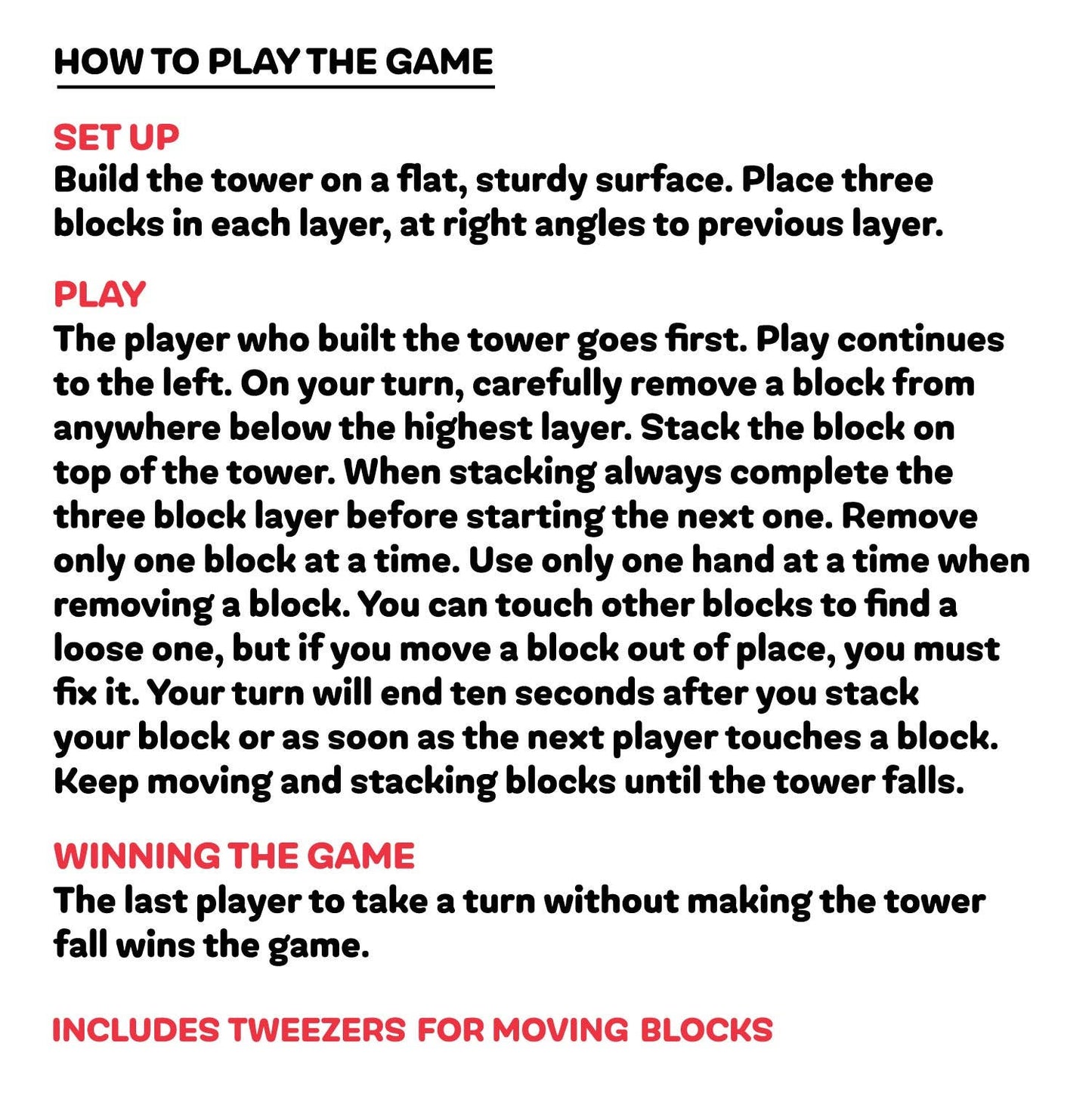 DOOR BUSTER: Mini Tumble Tower Game
