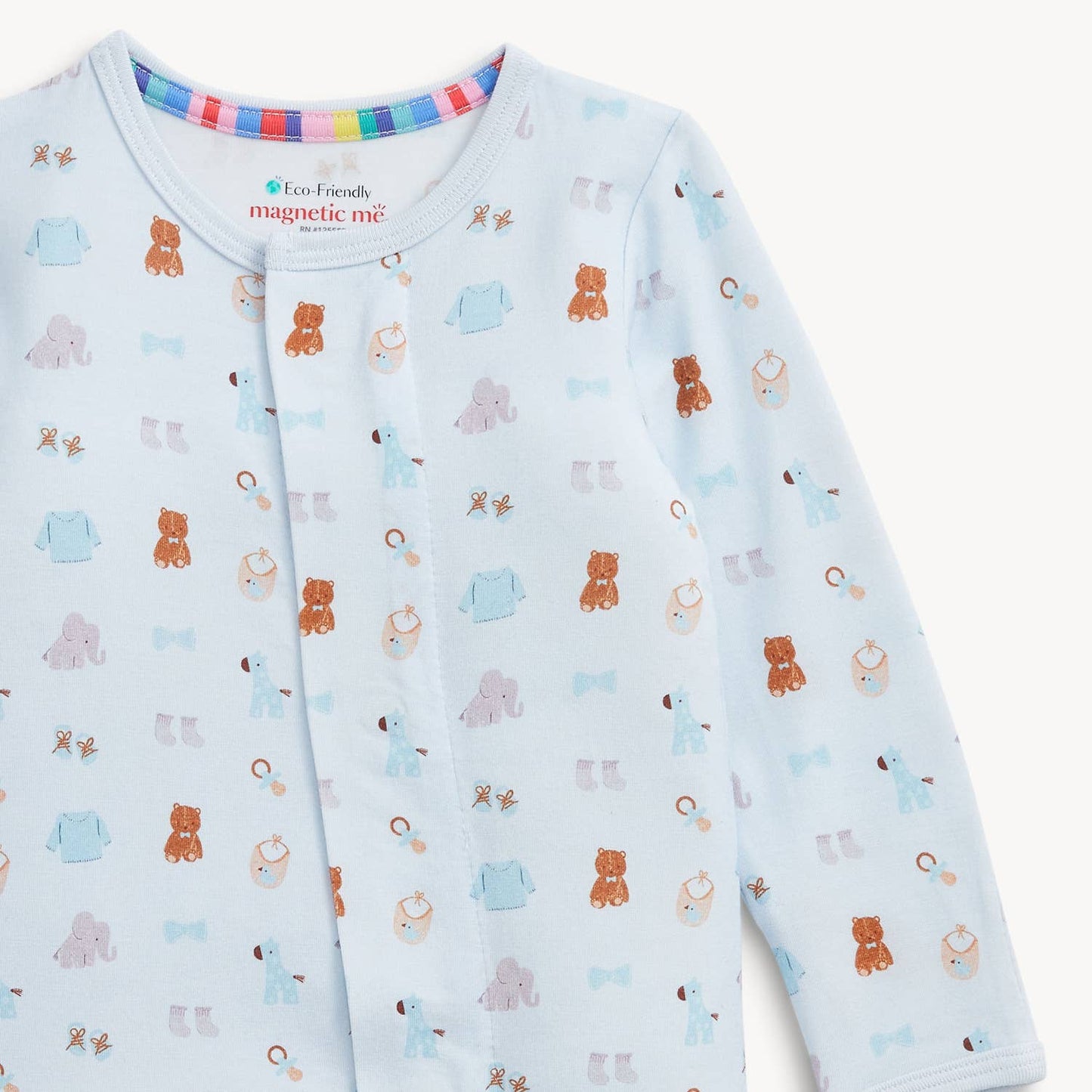 Nursery Nostalgia Blue Modal Footie