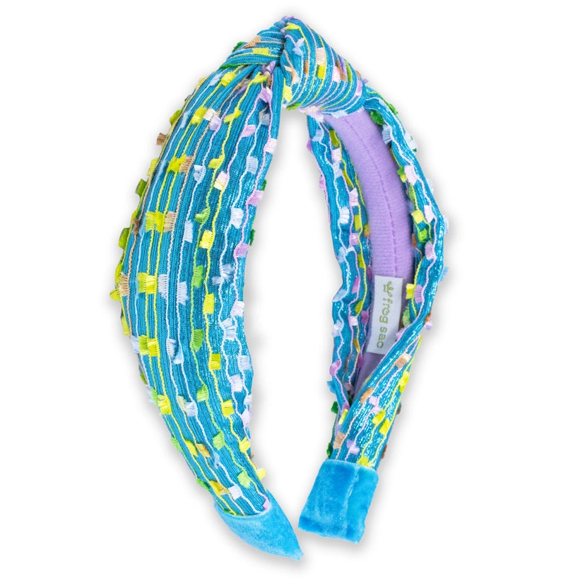 Girl’s Aqua Confetti Headband