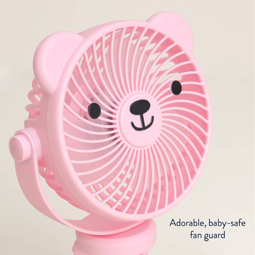 Itzy Breeze 3-Speed Stroller Fan™: Pink