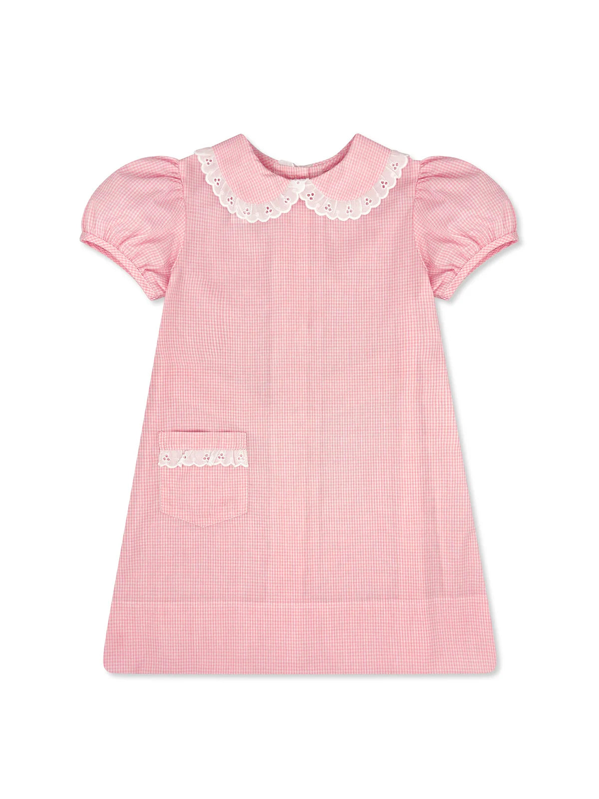 Baker Pink Minigingham Pocket Dress
