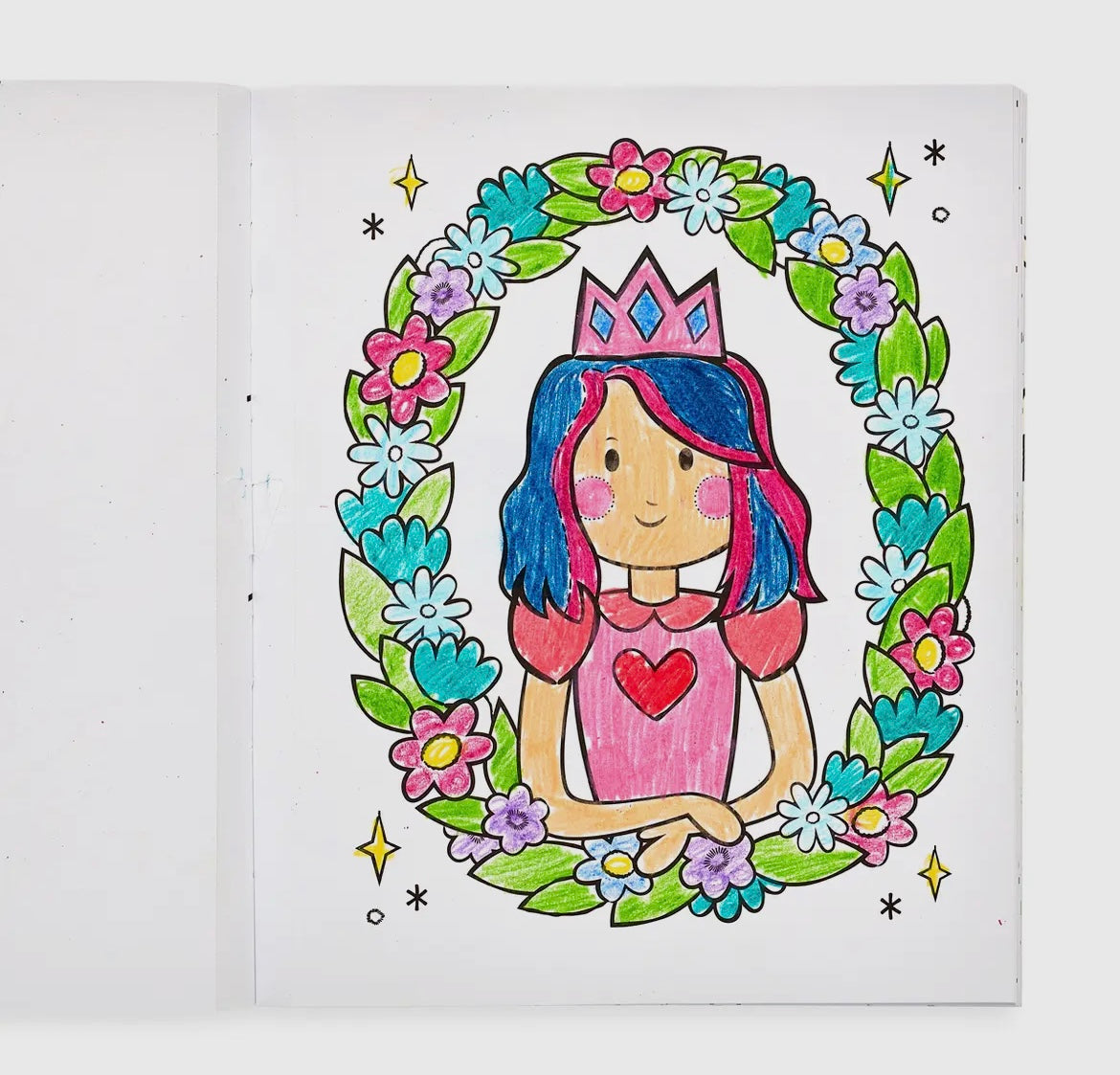 Princesses & Fairies Coloring Book