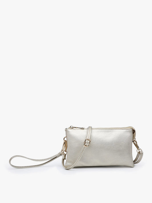 Light Gold Riley Wristlet/Crossbody