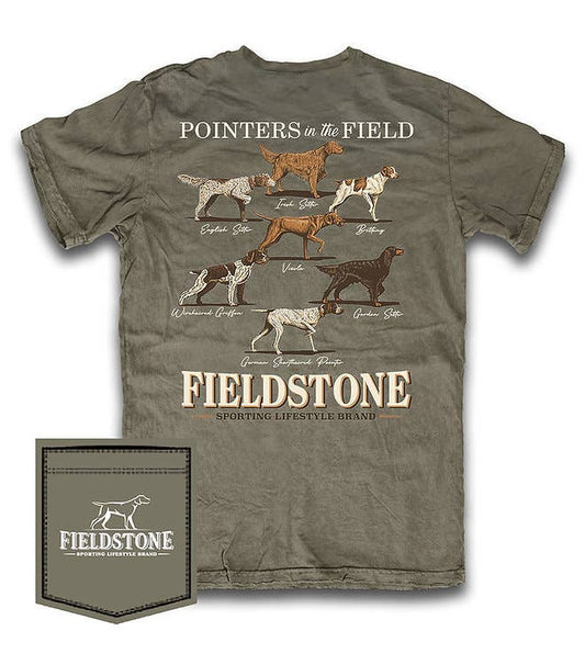 Fieldstone Pointers Short Sleeve Tee