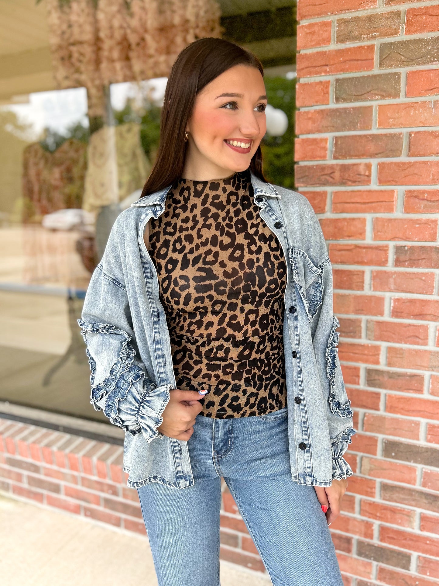 Spot On Leopard Sleeveless Top