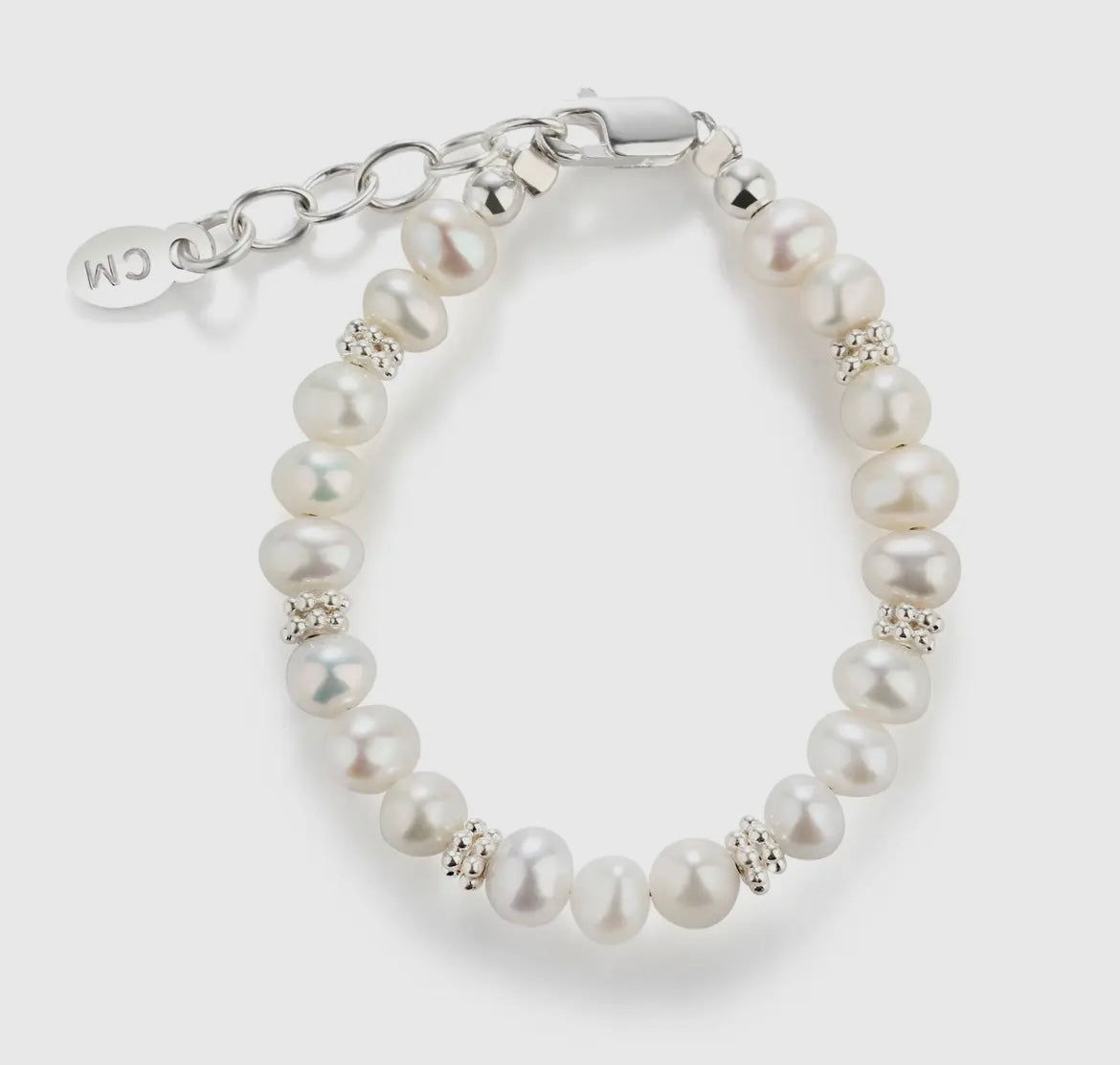 Victoria Sterling Silver Baby Bracelet