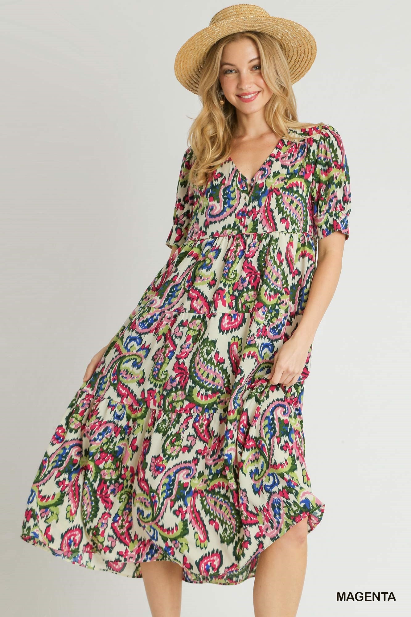 Wildest Dreams Paisley Midi Dress